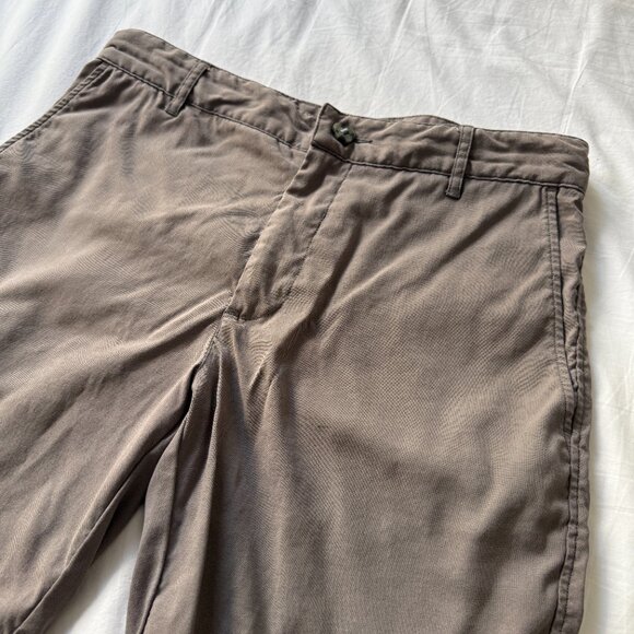 Men’s Outlier New Way Shorts Size 29 Dark Tan Beige, Swedish F Cloth - Picture 4 of 9